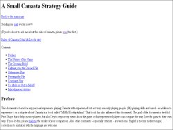 A Small Canasta Strategy Guide