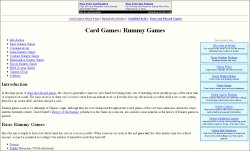 Card Games: Rummy Games