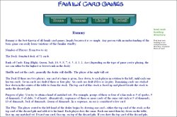 Family Card Games: Rummy